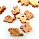 Wooden Animal figurines toys set - glamorwood