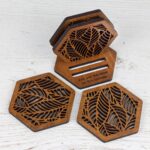 wooden coaster set - glamorwood