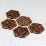 wooden coaster set - glamorwood