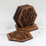 wooden coaster set - glamorwood