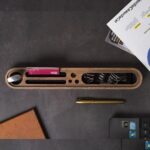 wooden organizer for desk - glamorwood