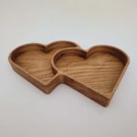 double-heart tray For Accessories - glamorwood