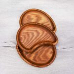 Fan Shape wooden plates - glamorwood