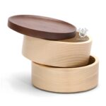 صندوق خشبي دائري