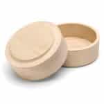 صندوق خشبي دائري