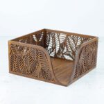 vintage Wood Napkin Holder - glamorwood