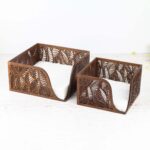 vintage Wood Napkin Holder - glamorwood