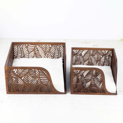 vintage Wood Napkin Holder - glamorwood