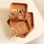 صندوق مجوهرات دوار مع مرايا