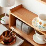 رفوف مطبخ من خشب الزان