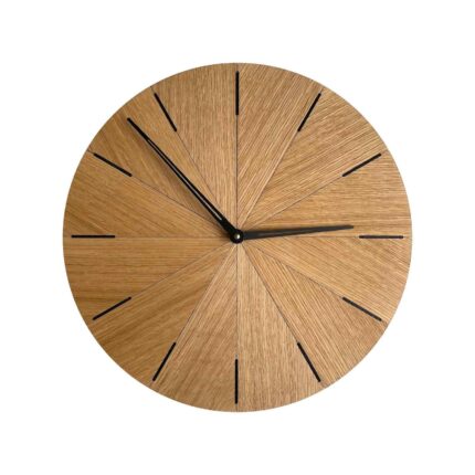Minimalist oak clock - glamorwood