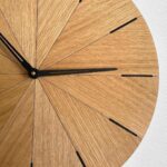 Minimalist oak clock - glamorwood