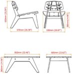 plywood chairs and table - glamorwood