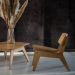plywood chairs and table - glamorwood