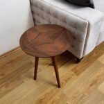 Set of 3 Interlocking Round Wooden Tables - glamorwood