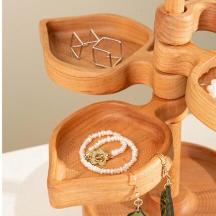 Solid Wood Jewelry Stand - glamorwood