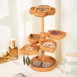 Solid Wood Jewelry Stand - glamorwood