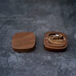 Wooden Custom Wedding Ring Box - glamorwood