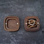 Wooden Custom Wedding Ring Box - glamorwood