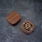 Wooden Custom Wedding Ring Box - glamorwood