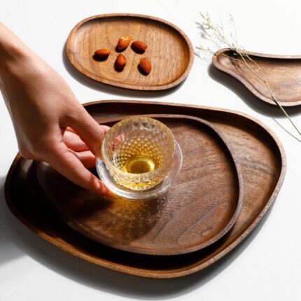 Unique Wooden Trays Set - glamorwood