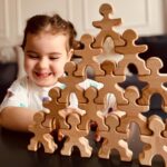 Flockmen Wooden Stacking Toys - glamorwood