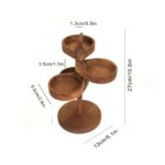 tiered Wooden Jewelry stand Organizer size- glamorwood