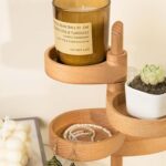 tiered Wooden Jewelry Stand Organizer - glamorwood