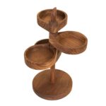 tiered Wooden Jewelry stand Organizer - glamorwood