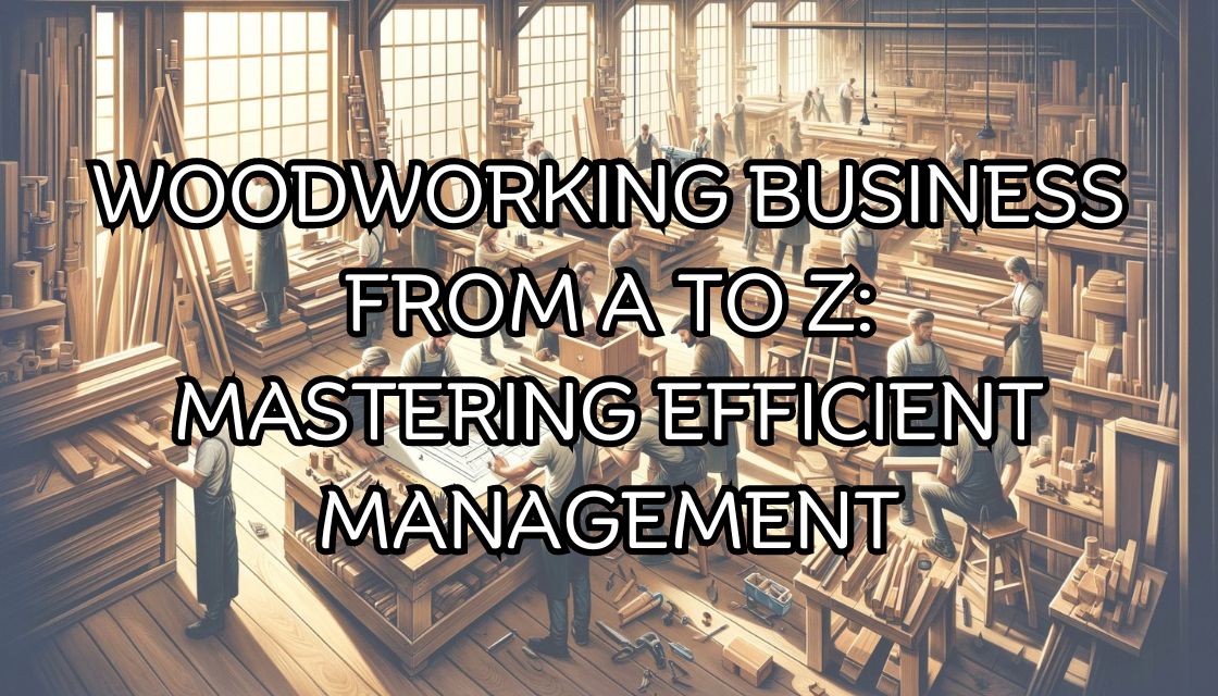 A team of woodworkers collaborating on a complex project in Woodworking Business