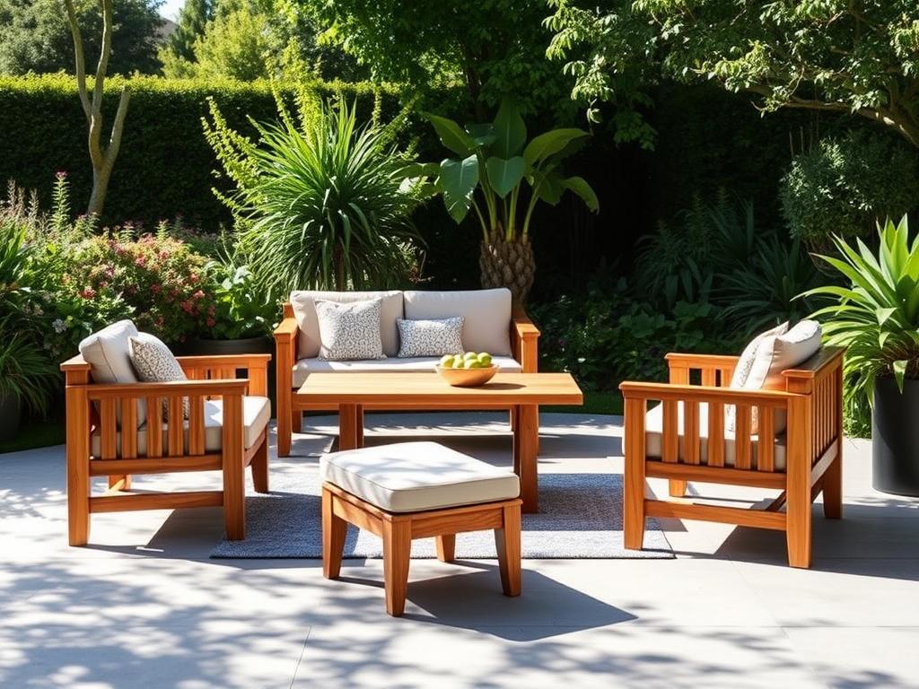 acacia wood outdoor furniture