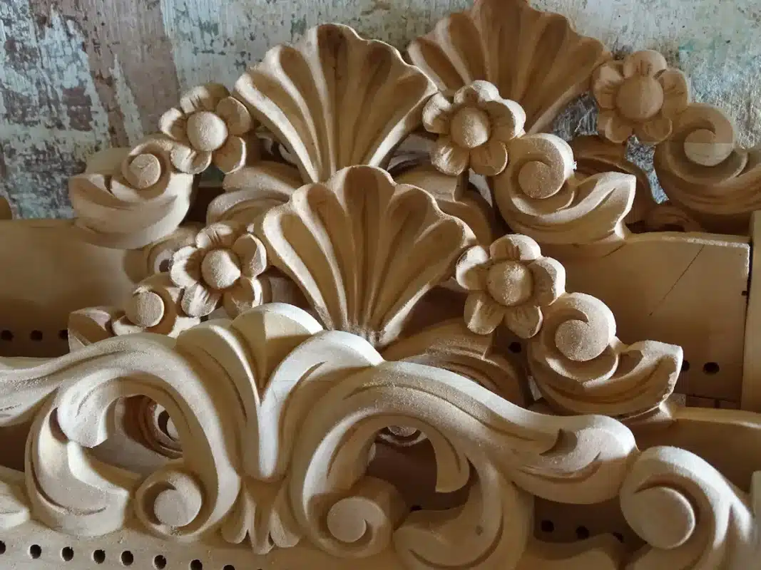 Detail of Unfinished Cedar Furniture in Workshop Tlacotalpan Veracruz Mexico 16074201942