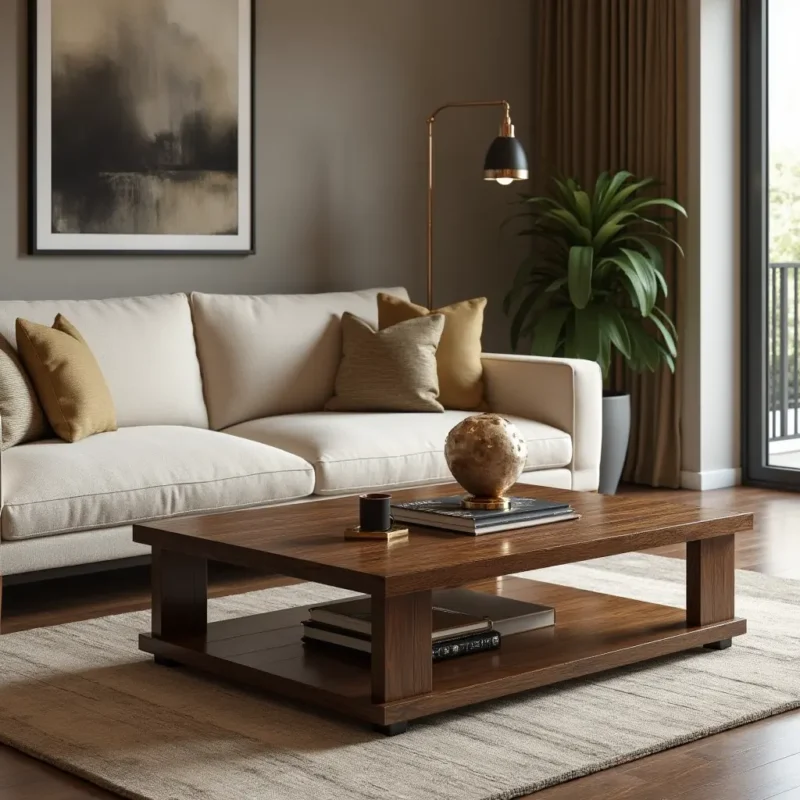 craft an elegant and luxurious living room with a high end solid wood coffee table complemented by kw7n619svf5xsd864soz 2