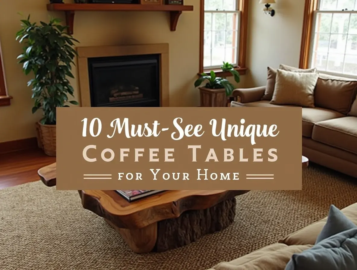 unique coffee tables