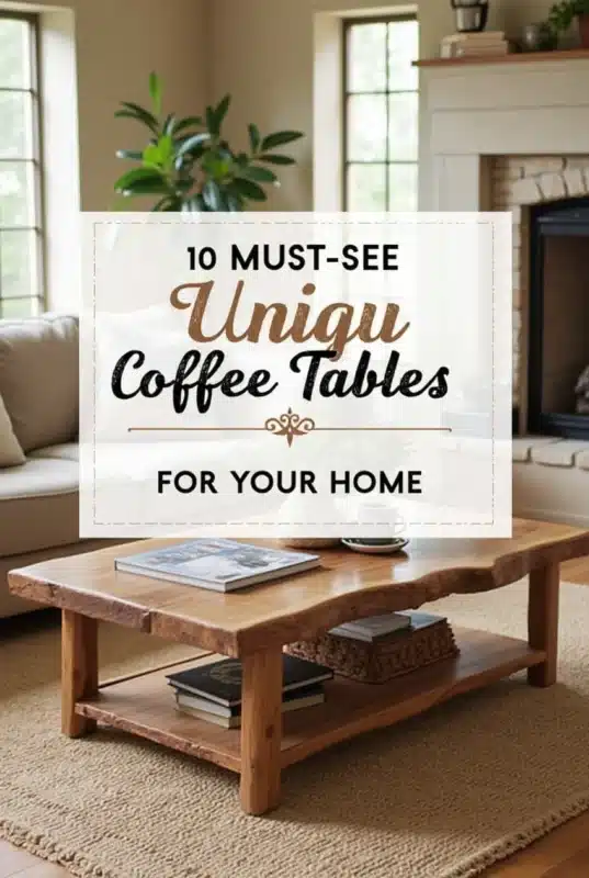 unique coffee tables