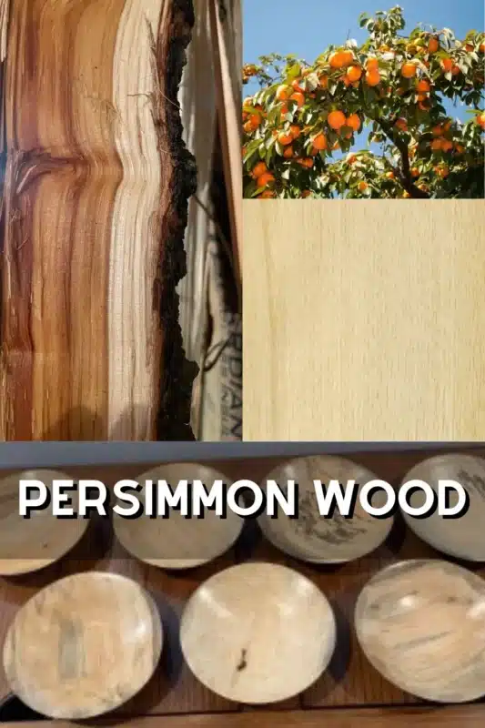 Persimmon Wood pin
