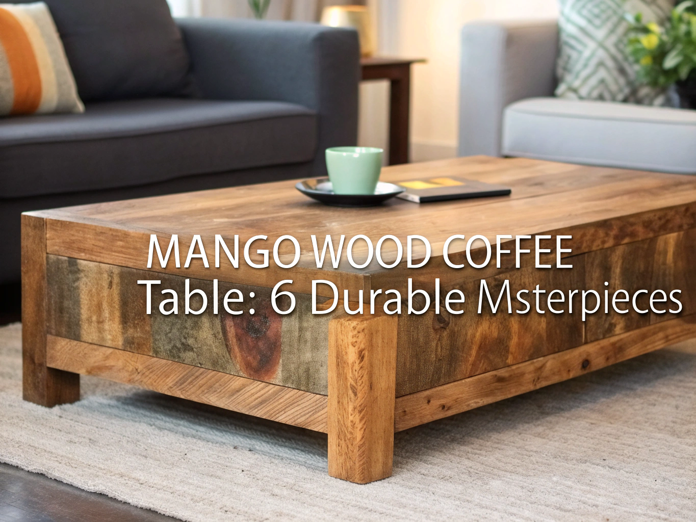 mango wood coffee table