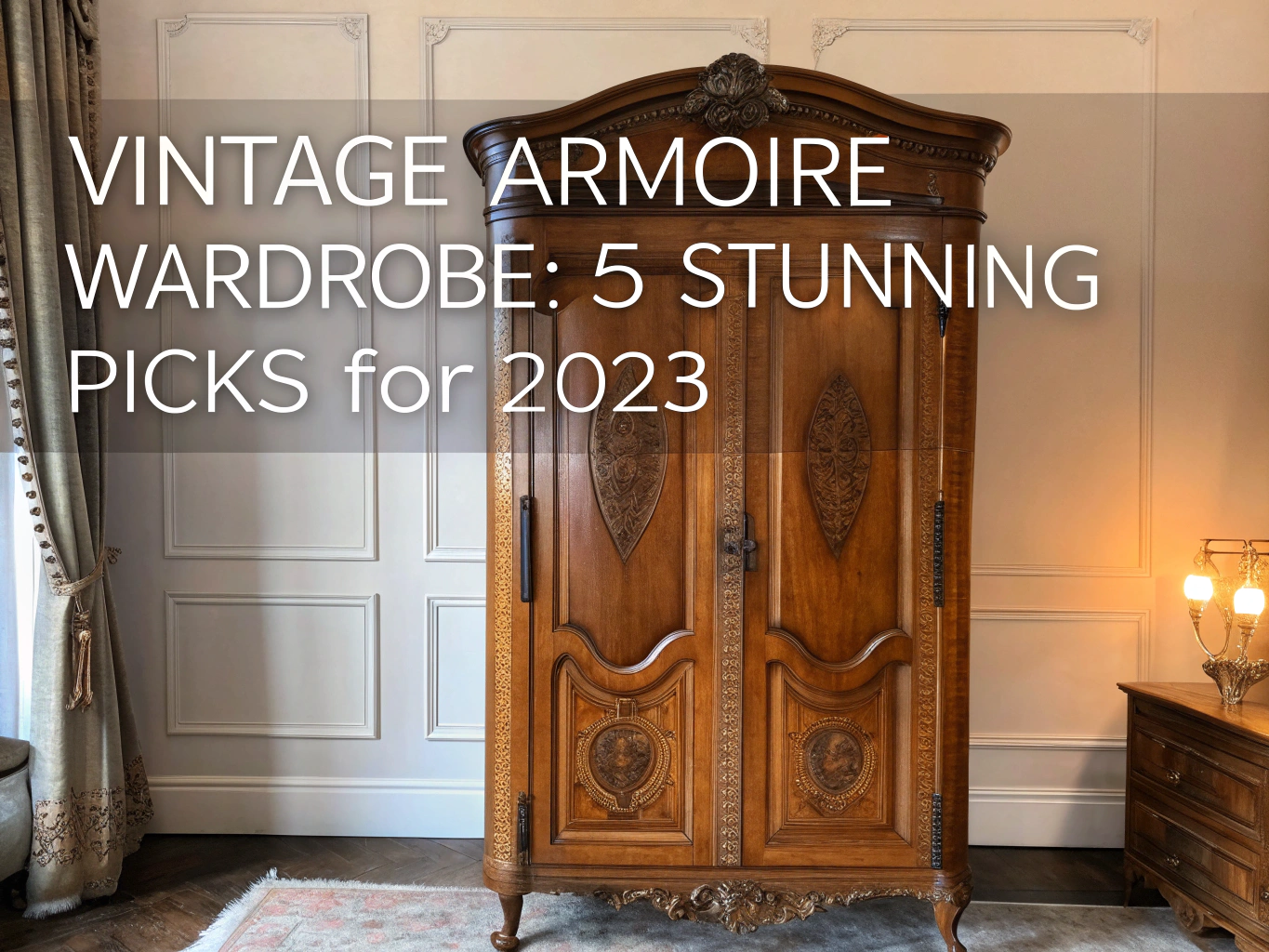 vintage armoire wardrobe