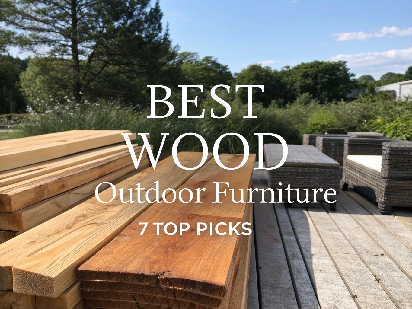 best wood for outdoor furniture
