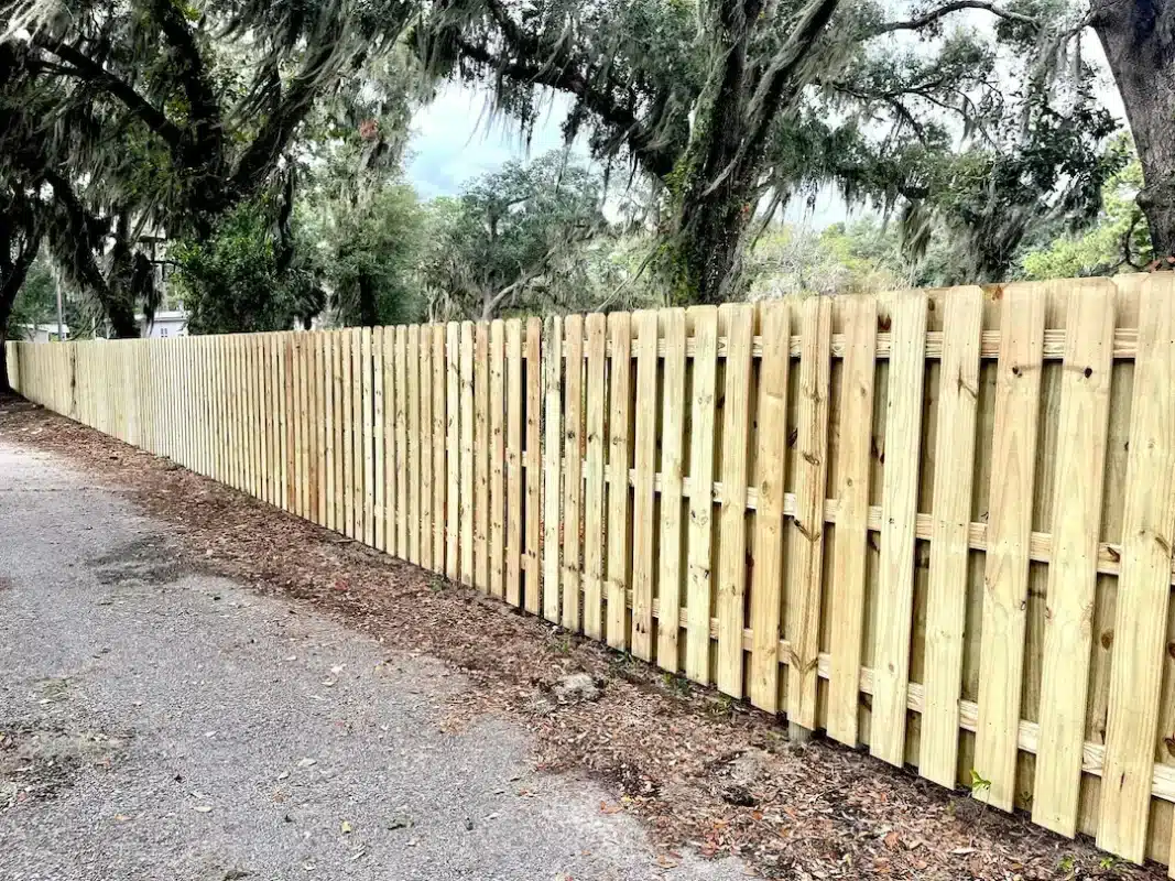 Wood Shadowbox Fences