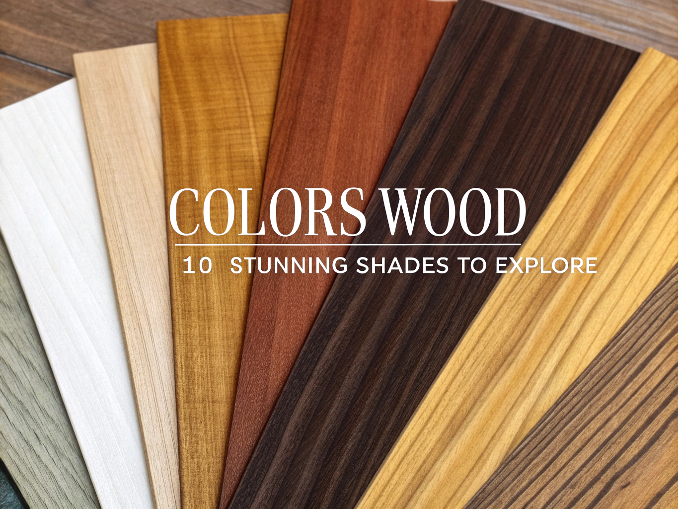 colors of wood