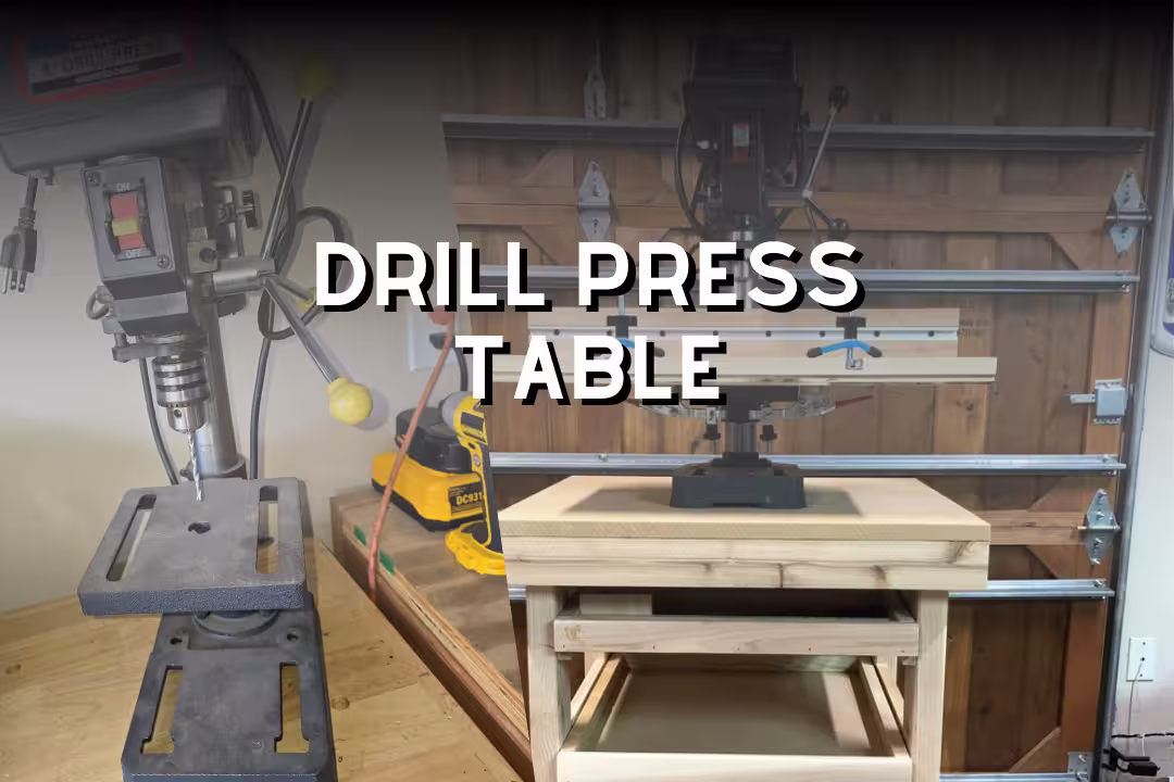 Drill press table